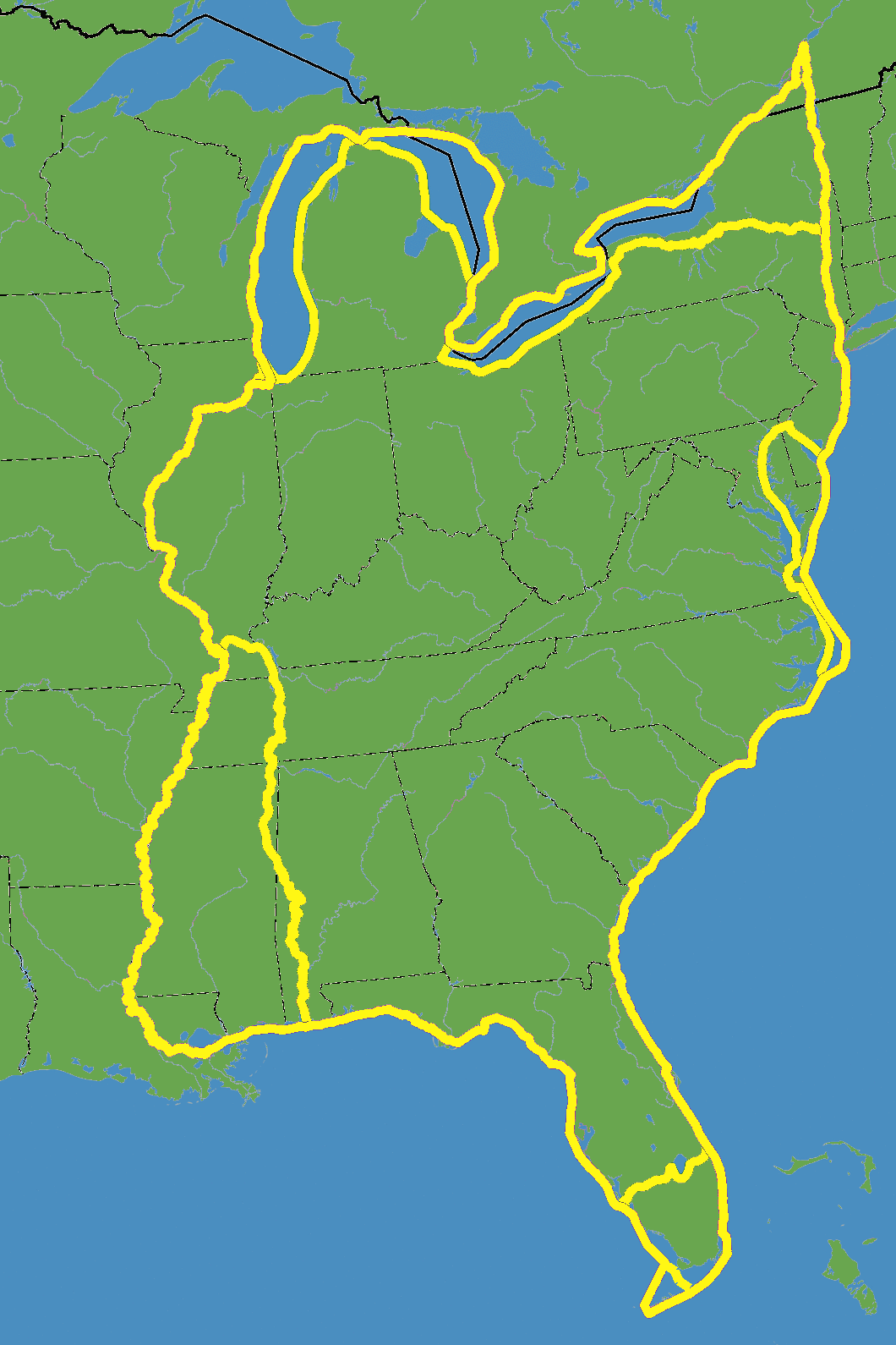  great loop route map