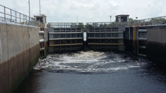 Okeechobee waterway lock